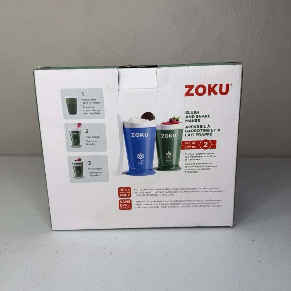 Zoku slush and shake maker Set of 2  Brand new